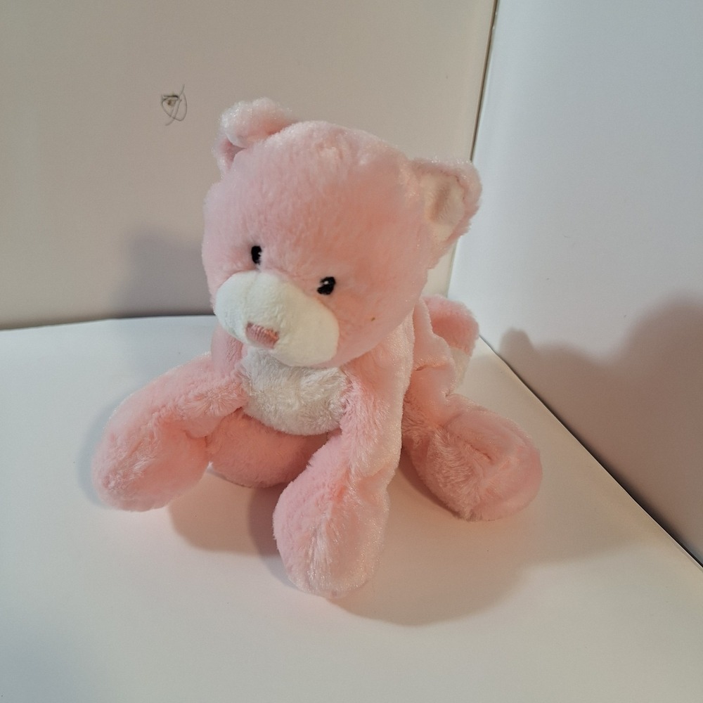 Baby Gund Prissy Pink Cat Plush Stuffed Toy No Sound Lovey 9 Inch 58504